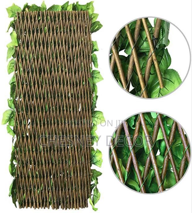 Ivy-Imitation Woodenfence