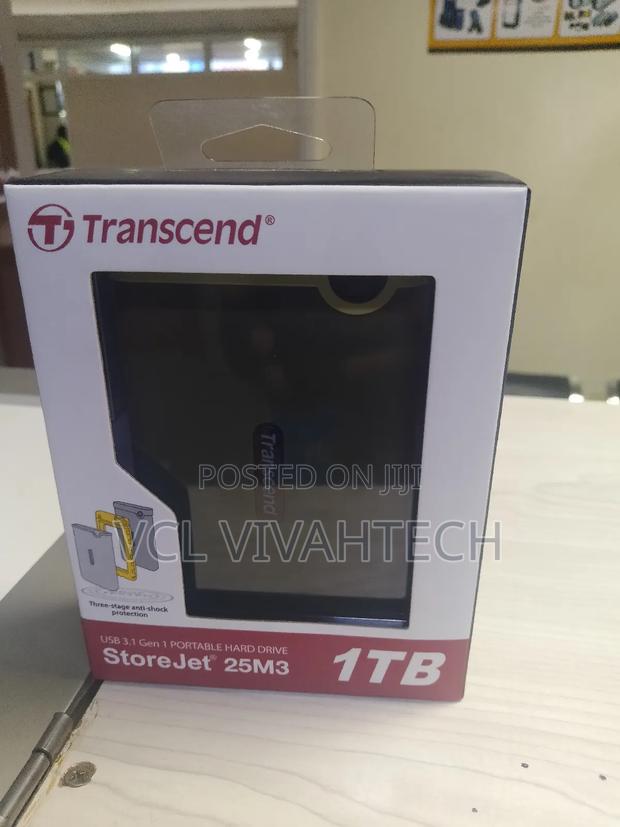 Transcend Storejet 1tb External HDD - main view