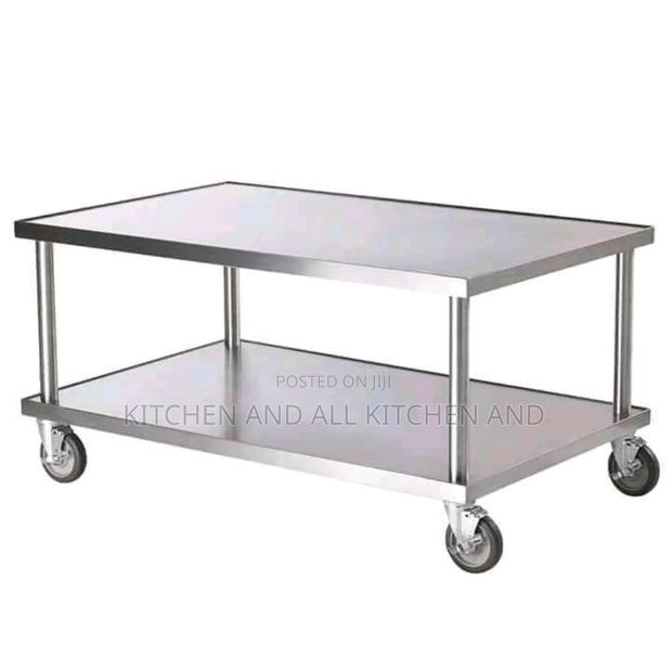 Ss Two Shelve Service Trolley