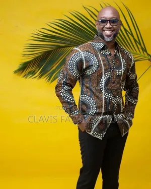 Ankara Long Sleeve African Men Shirts