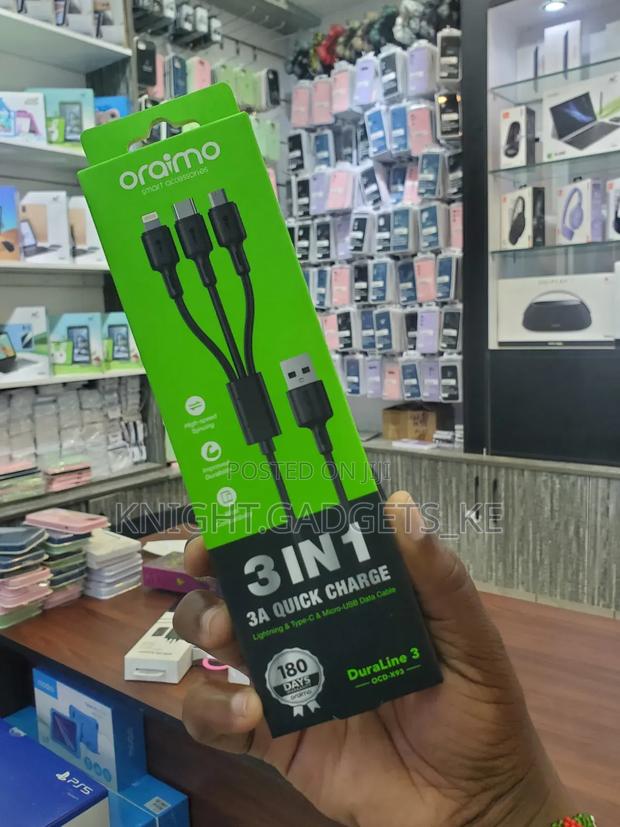 Oraimo 3 in 1 Cable ! - main view
