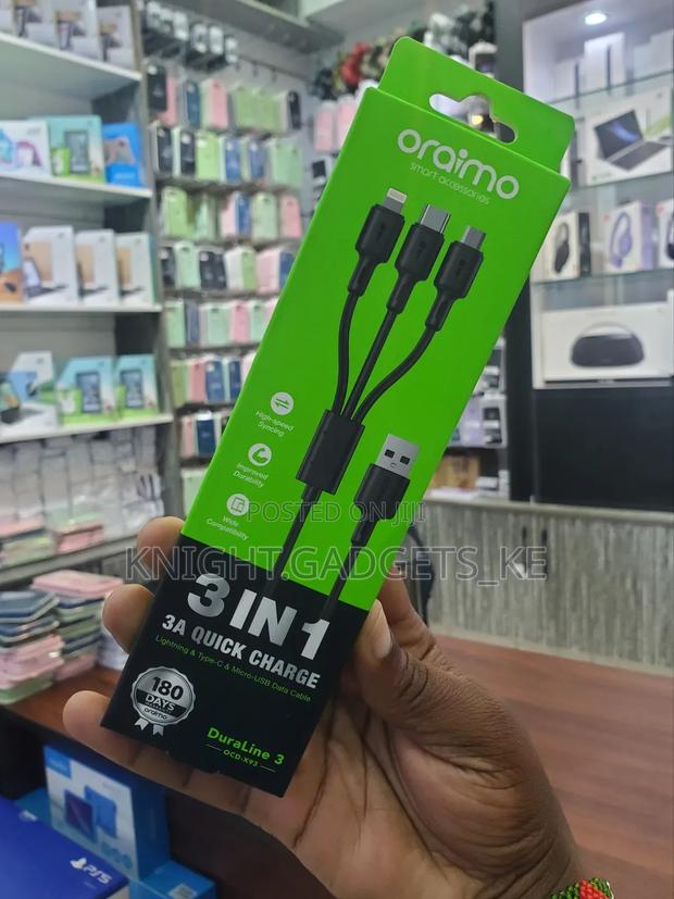 Oraimo 3 in 1 Cable ! - thumbnail 3