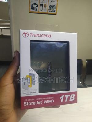 Transcend 1tb Iron Grey External Harddrive - thumbnail 2