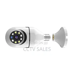 Bulb Type CCTV Camera-Two Way Audio Supports