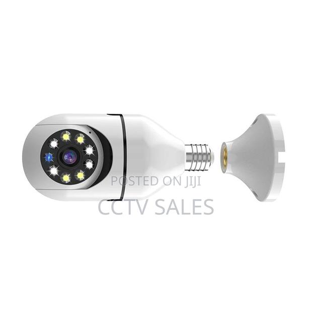 Bulb Type CCTV Camera-Two Way Audio Supports