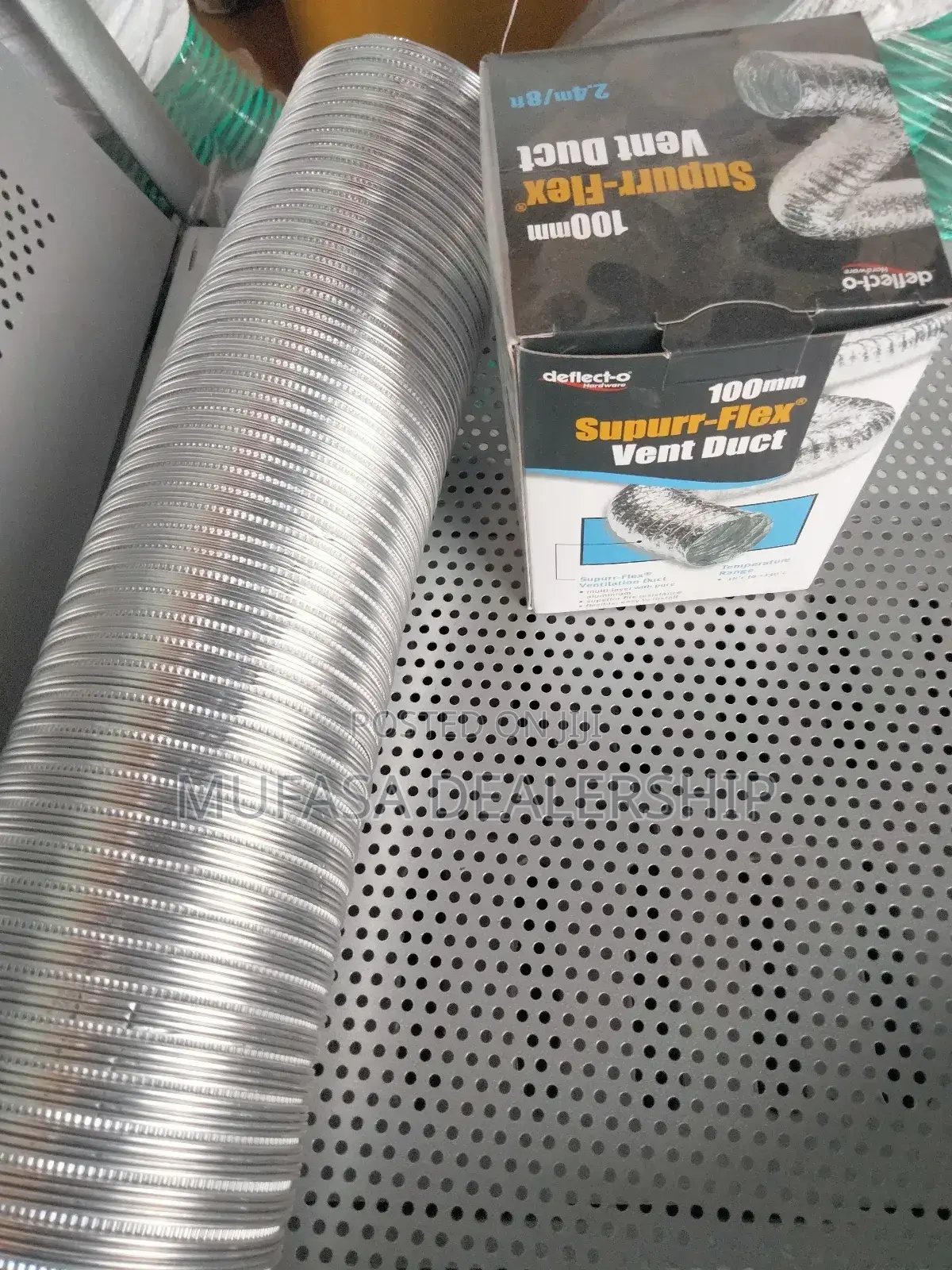Vent Duct 100mm Spurr-Flex