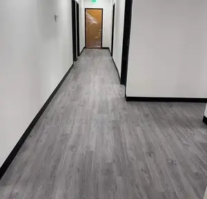 Grey Vinyl Mkeka Wa Mbao Flooring