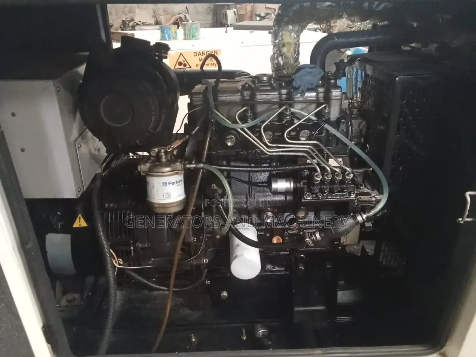 White 20kva Ex Uk Generator.