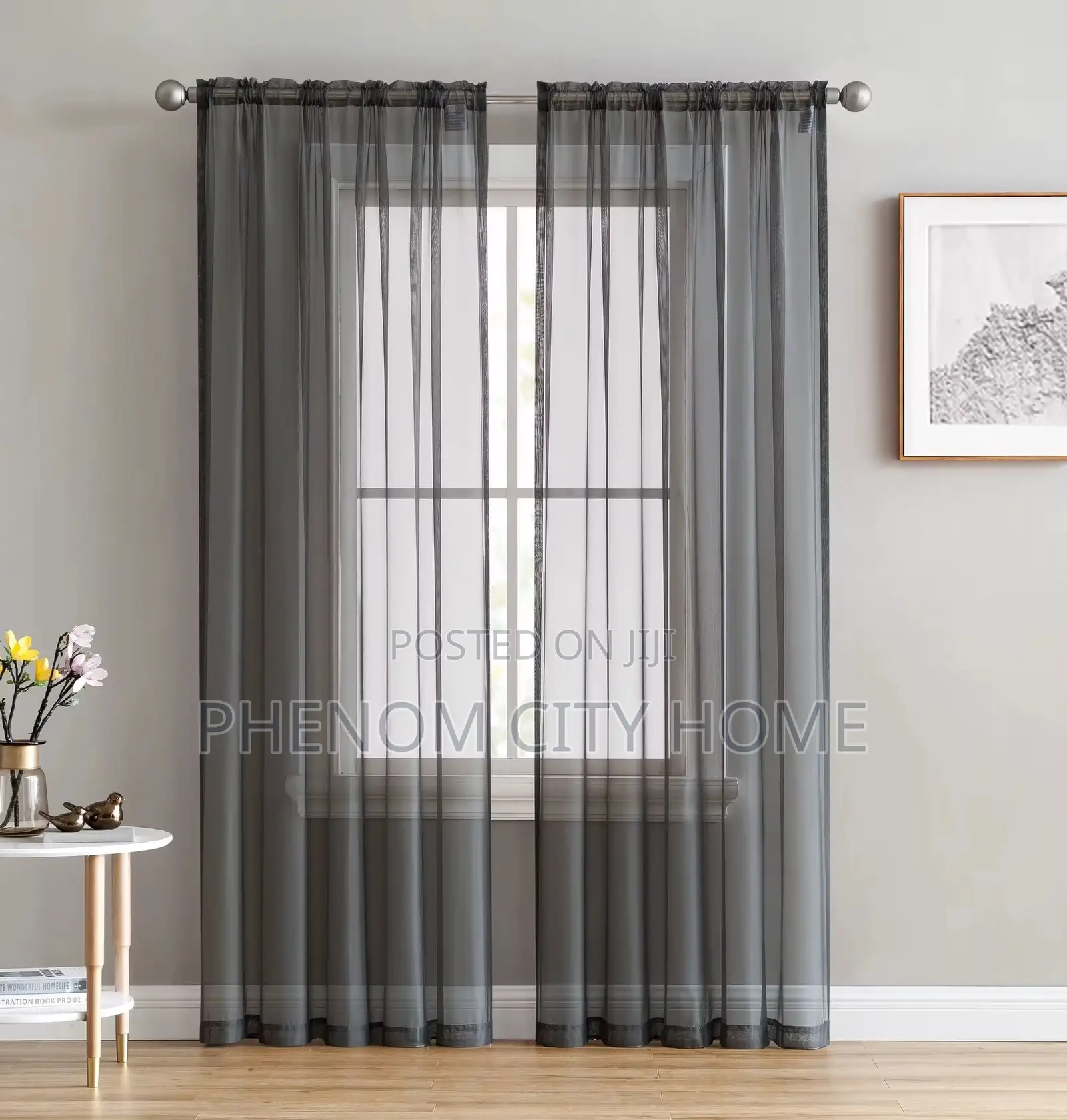 Light Sheer Voile Curtain Available