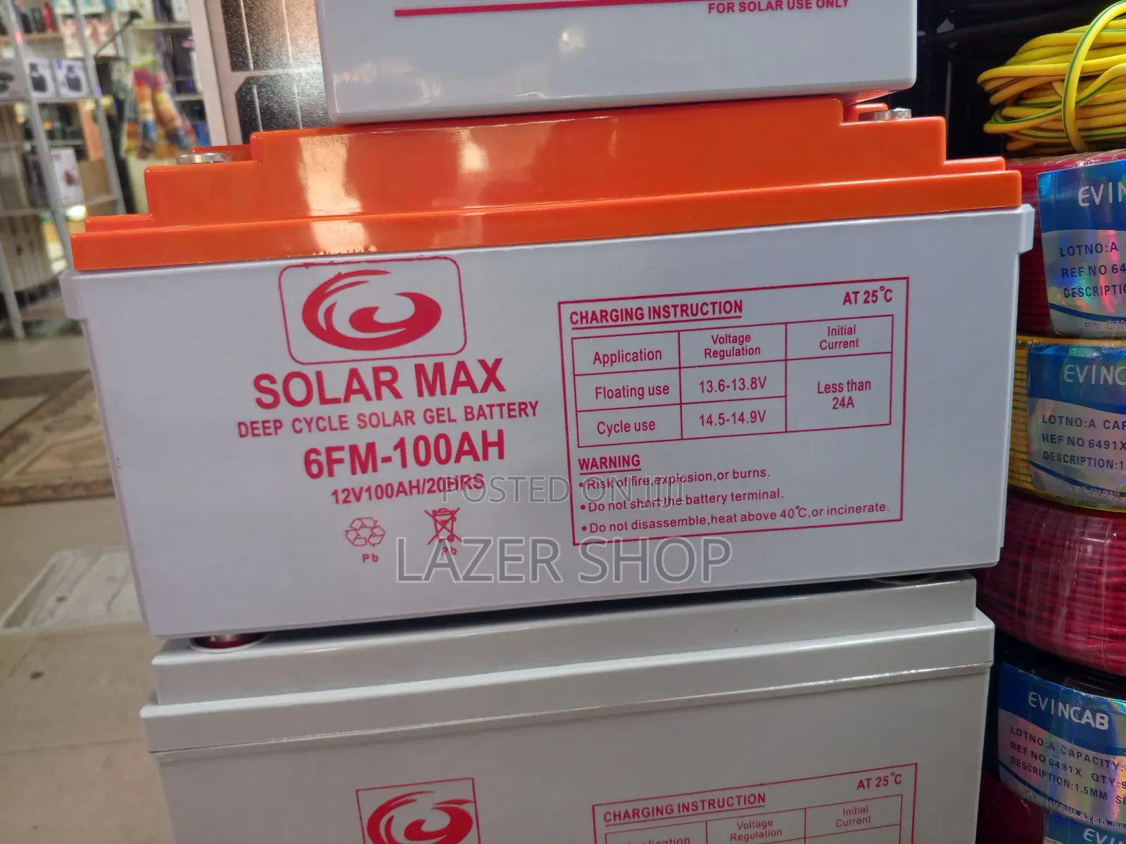 100A Solar Battery,, Dry Cell