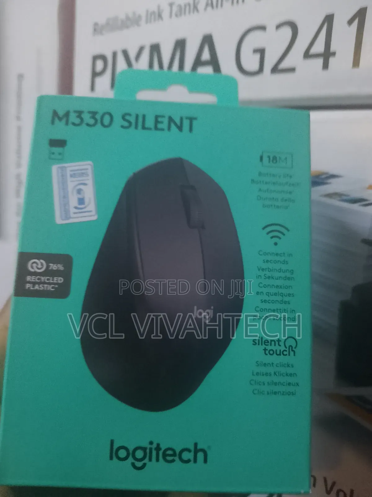 M330 Logitech Silent Touch Wireless Mouse