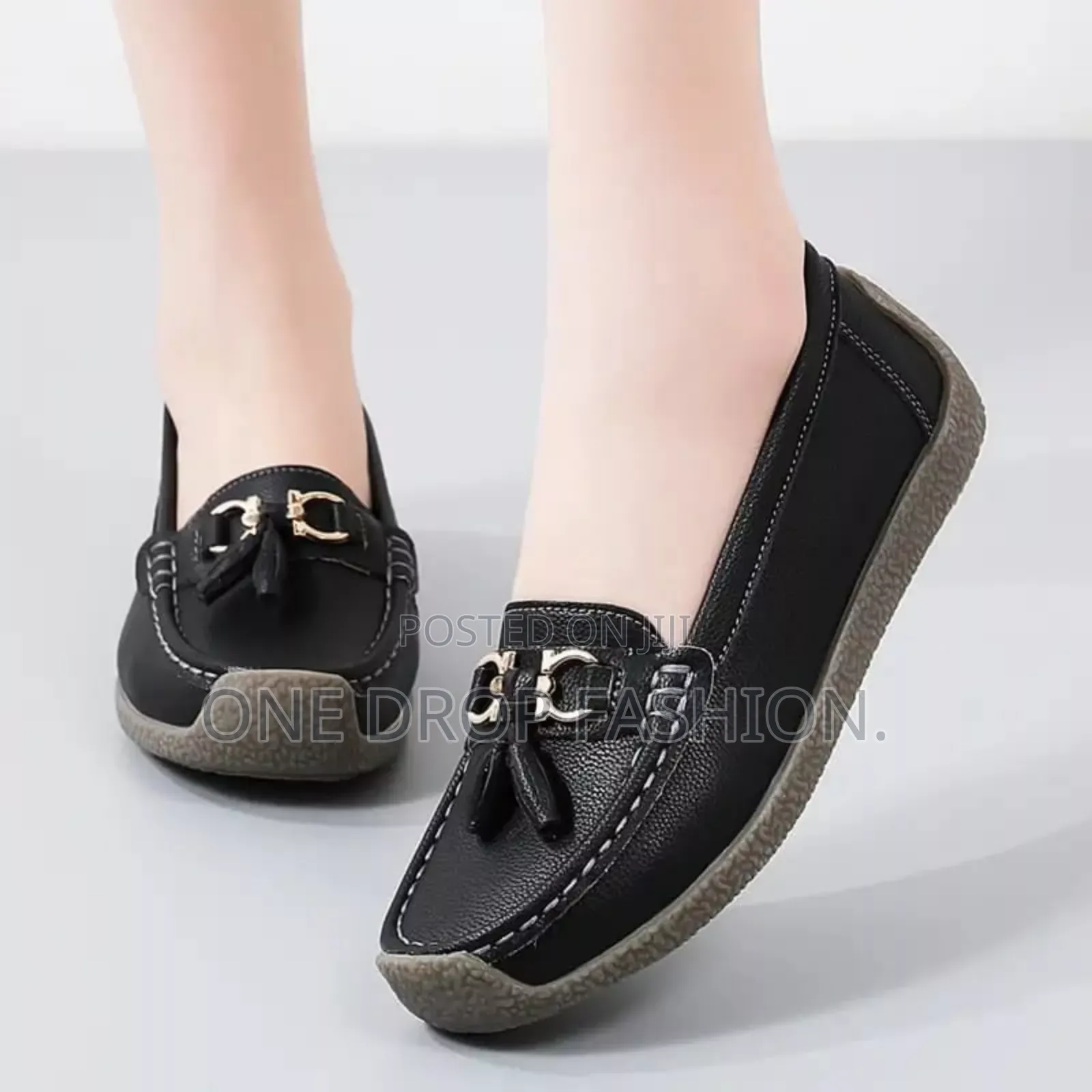 Black Loafers Ladies