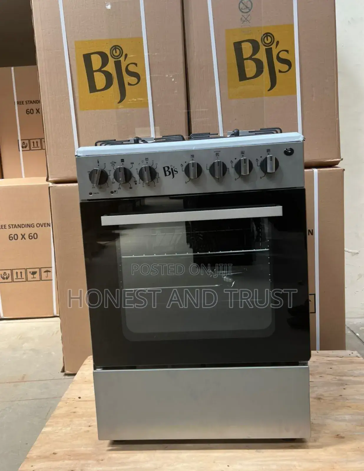Standing Cooker BJS 3G+1E With Turbo Fan and Electric Oven