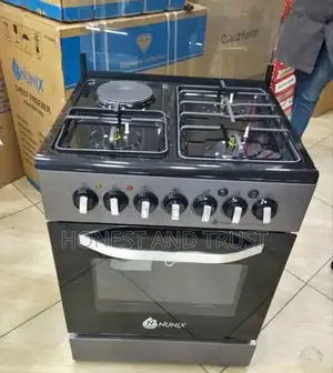 50*55 Nunix 3+1 Standing Cooker With Electric Oven