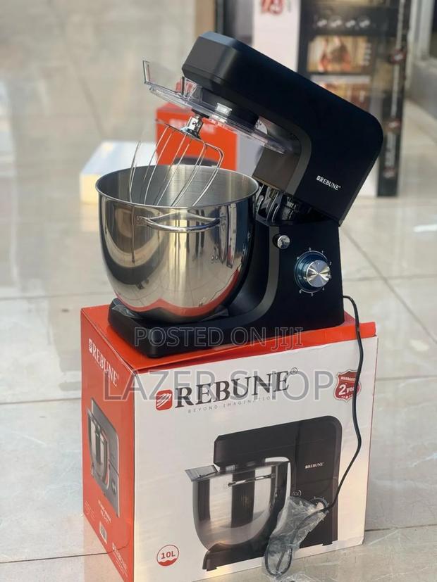 Rebune 10L Mixer  In Black And Silver