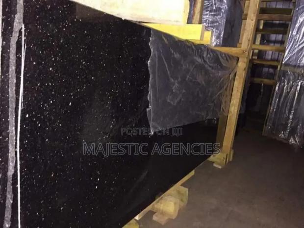 Black Granite Galaxy Slab