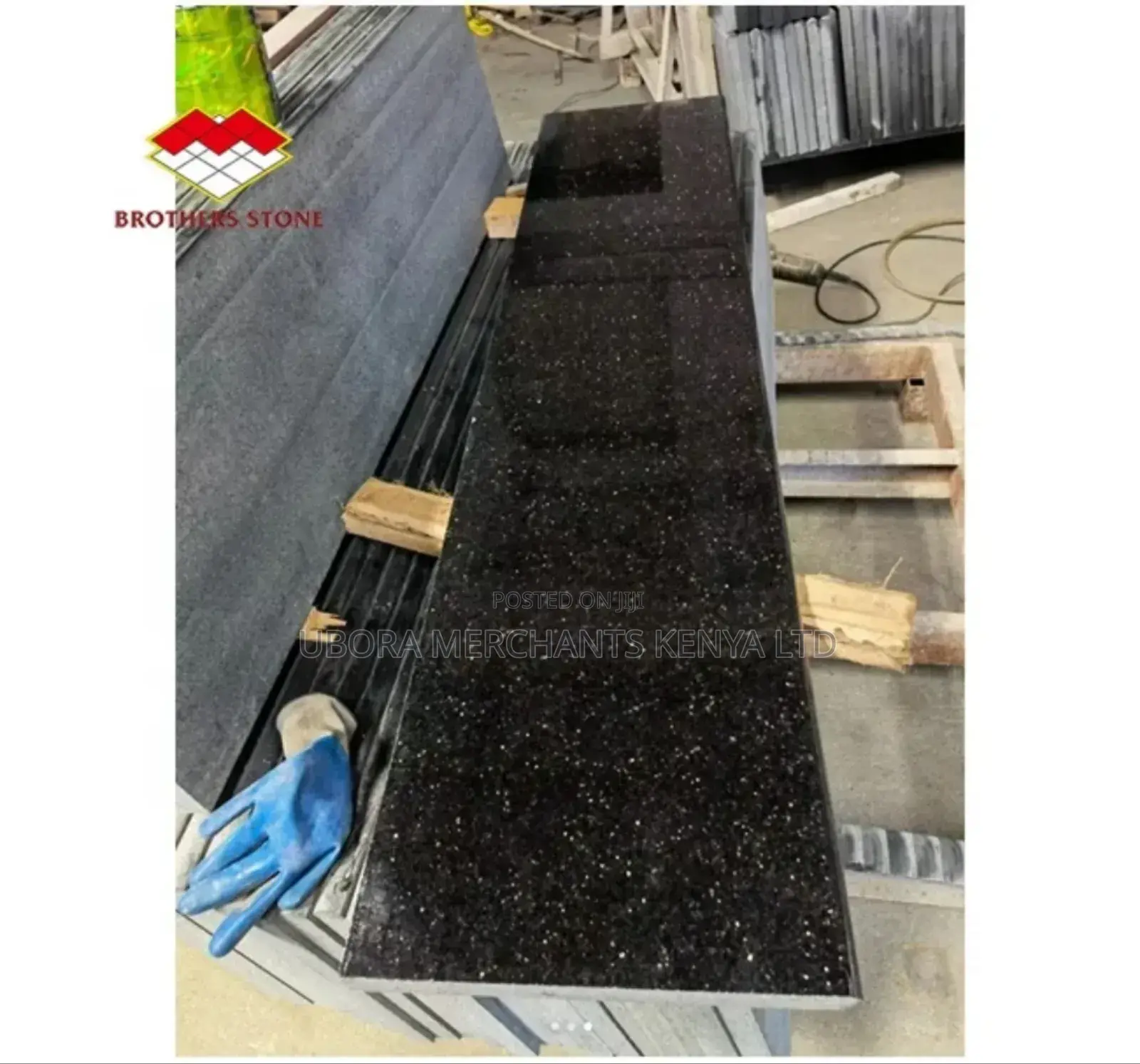Super Black Galaxy Granite Top