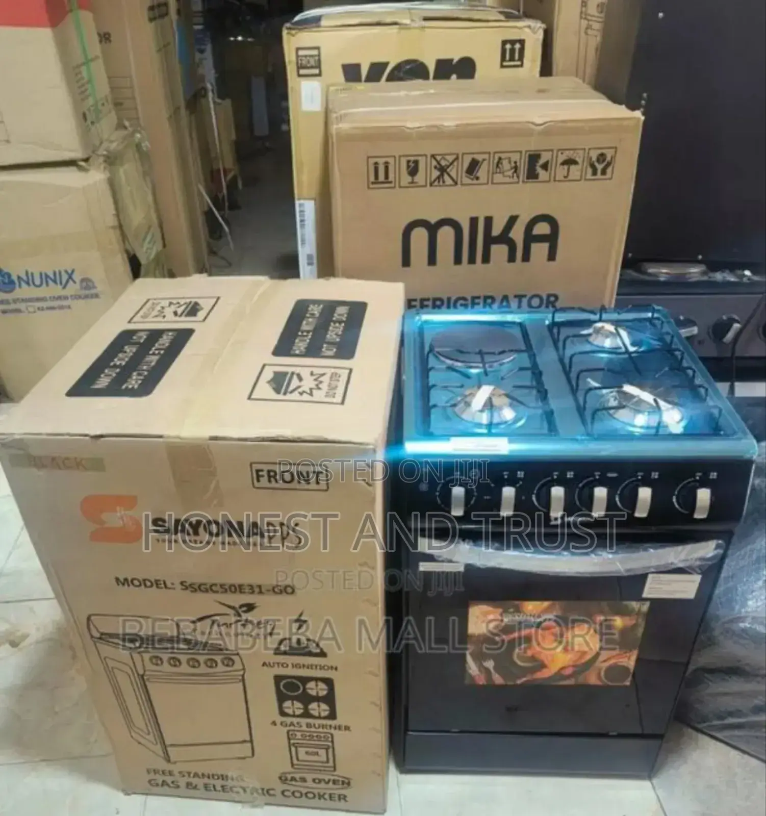 Sayona Standing Cooker 3+1