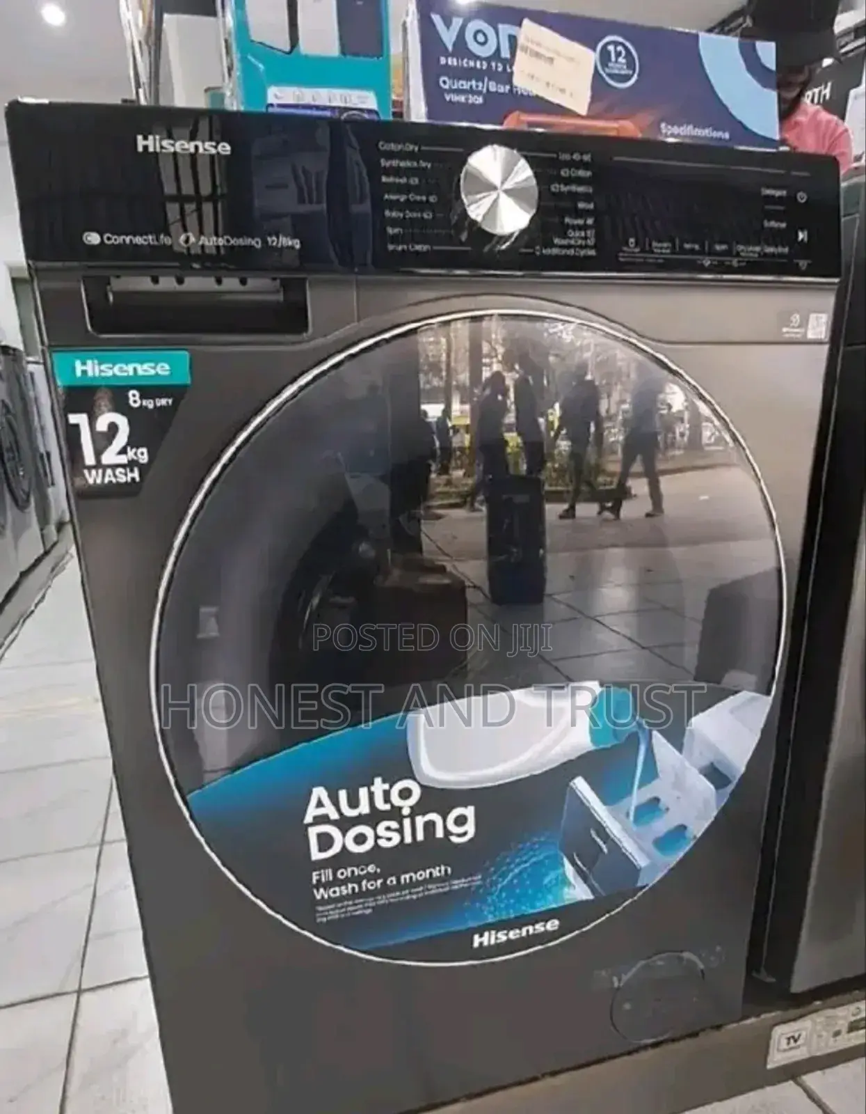 12kg Hisense Washing Machine Wash and Spin