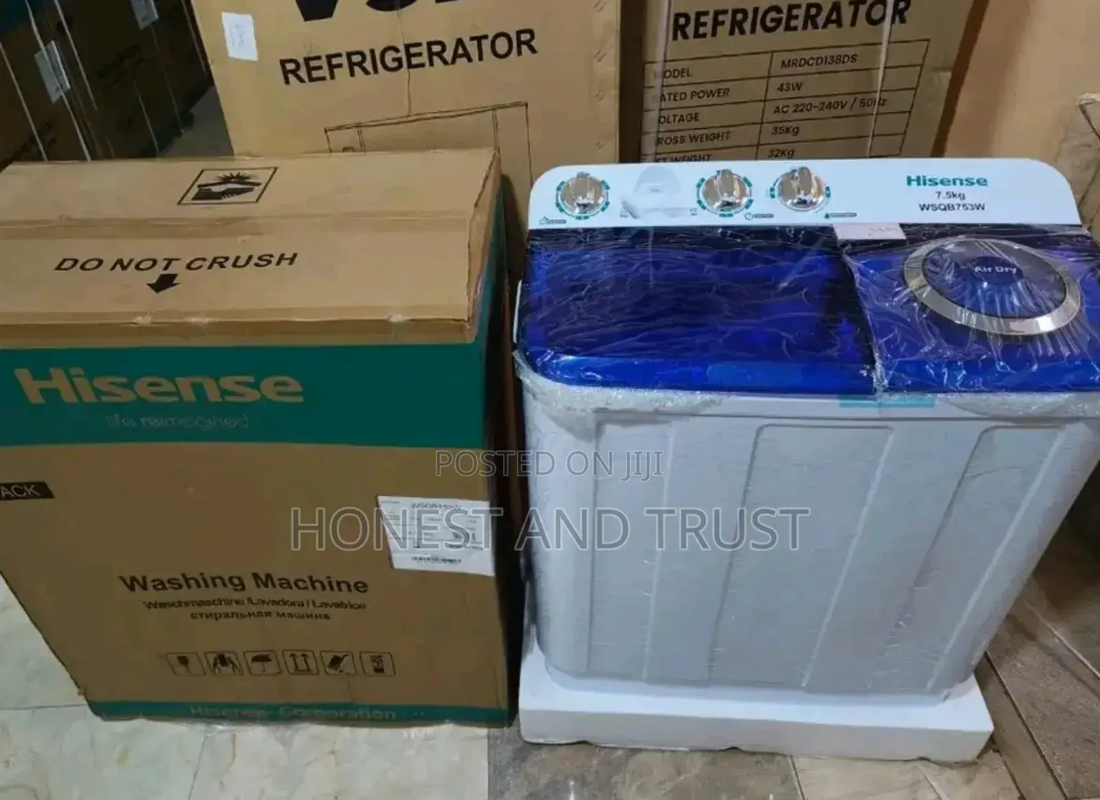 Hisense 7.5KG Twin Tub Washing Machine Top Load