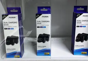 Black New Ps4 Pad Charging Dock