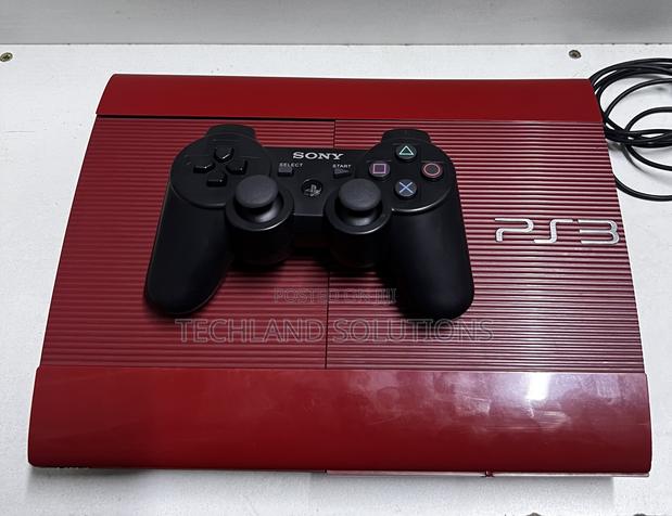 Red Home Used Ps3 Console - main view