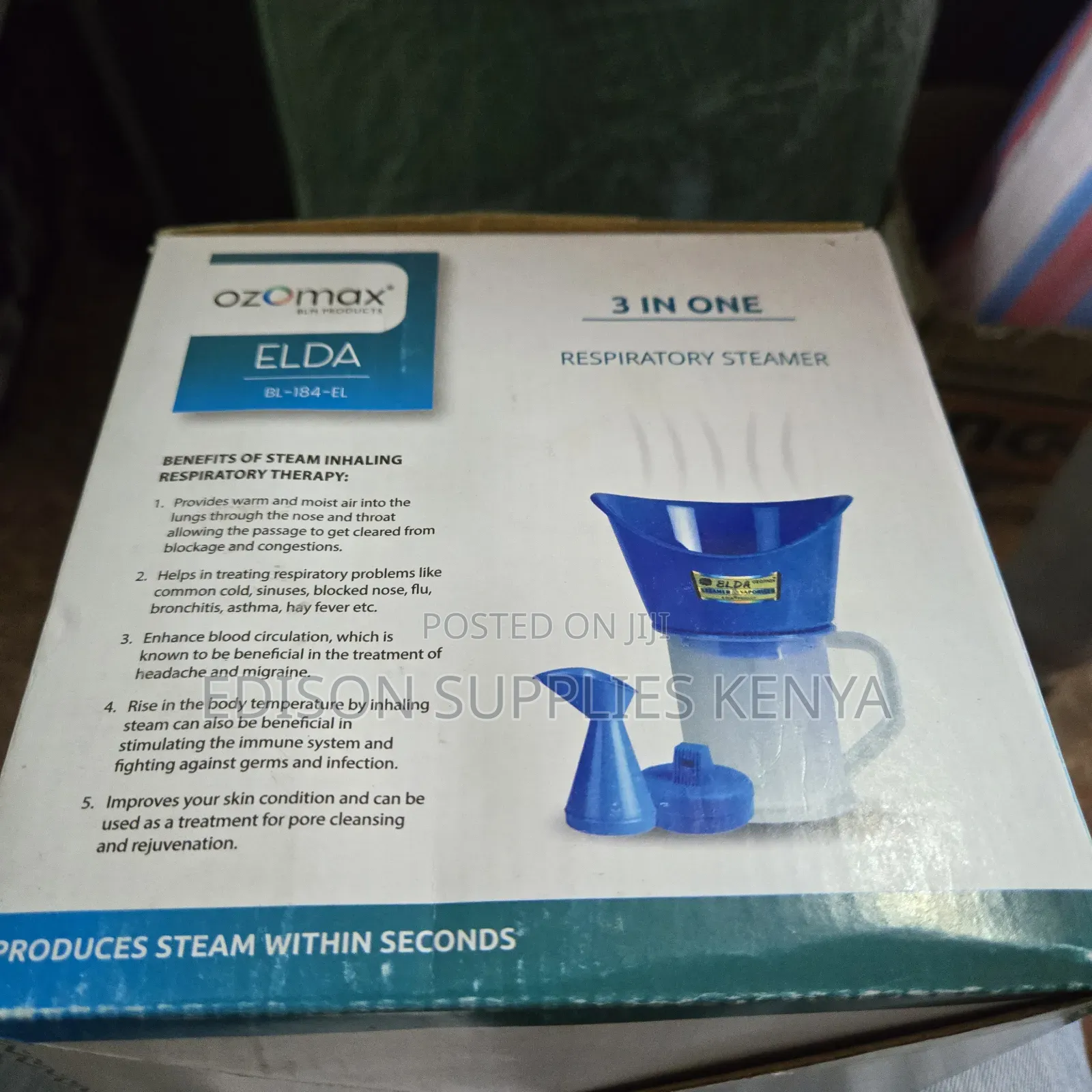 Respiratory Steamer Inhaler for Sinuses, Cold,Nasal Blockage