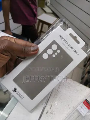Vegan Leather Case for Samsung Galaxy S24 Ultra - Taupe