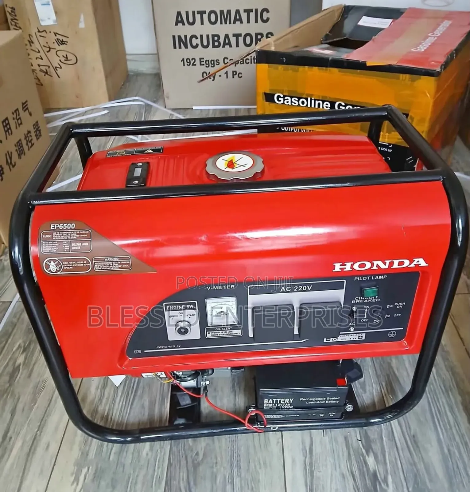 Key Start Honda Generator 6kva/ Honda Generator