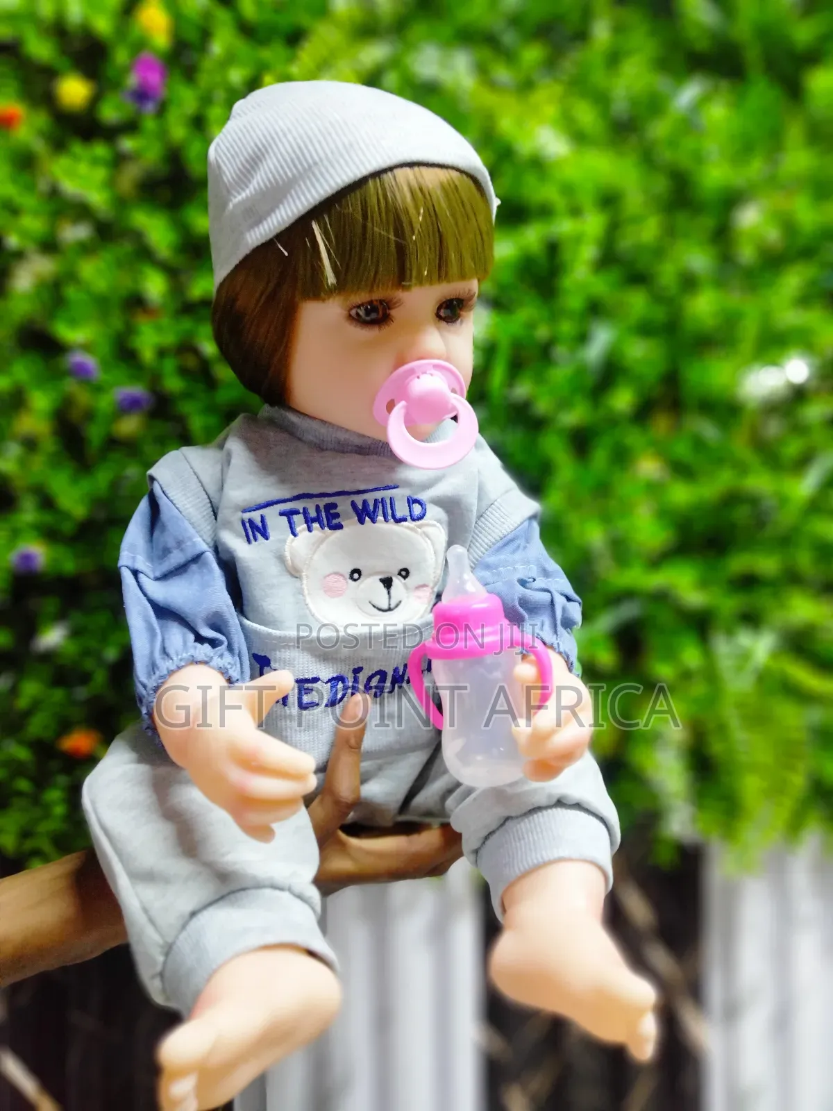 Big 58cm White Doll Full Body Silicone for Kids