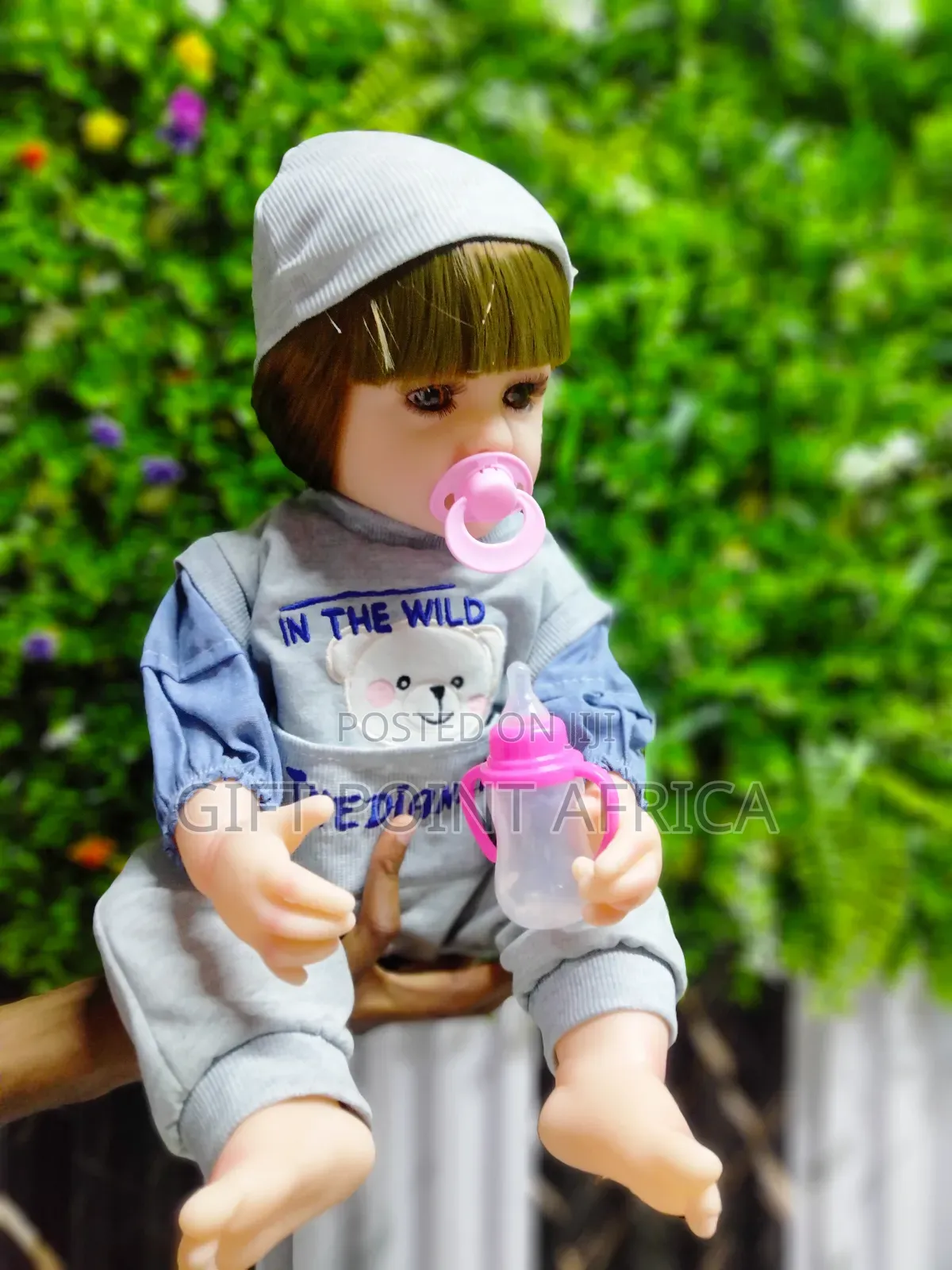 Big 58cm White Doll Full Body Silicone for Kids
