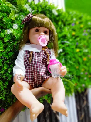 58cm White Doll With Clothes for Kids
