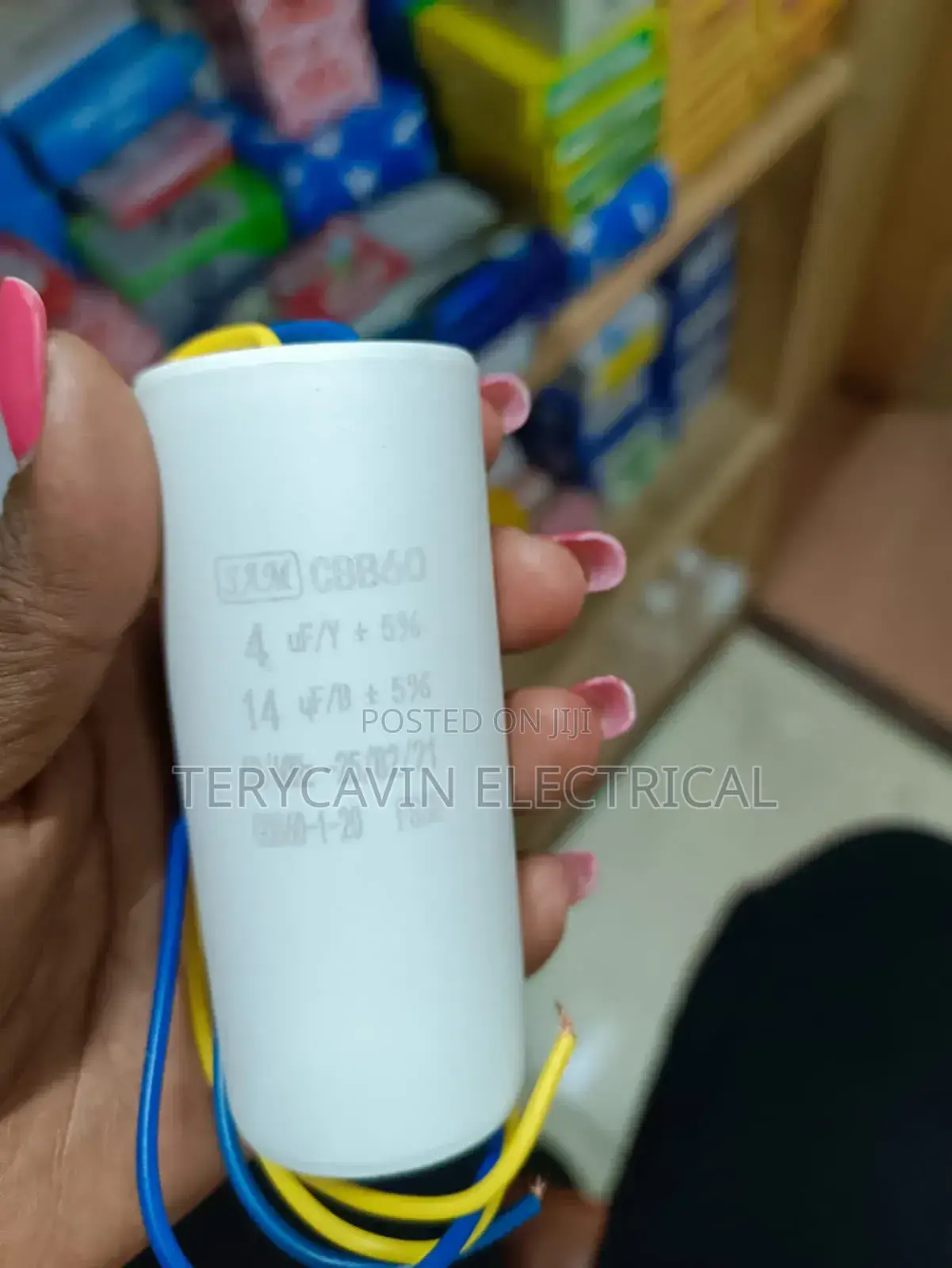 Washing Machine Capacitor 2 in 1