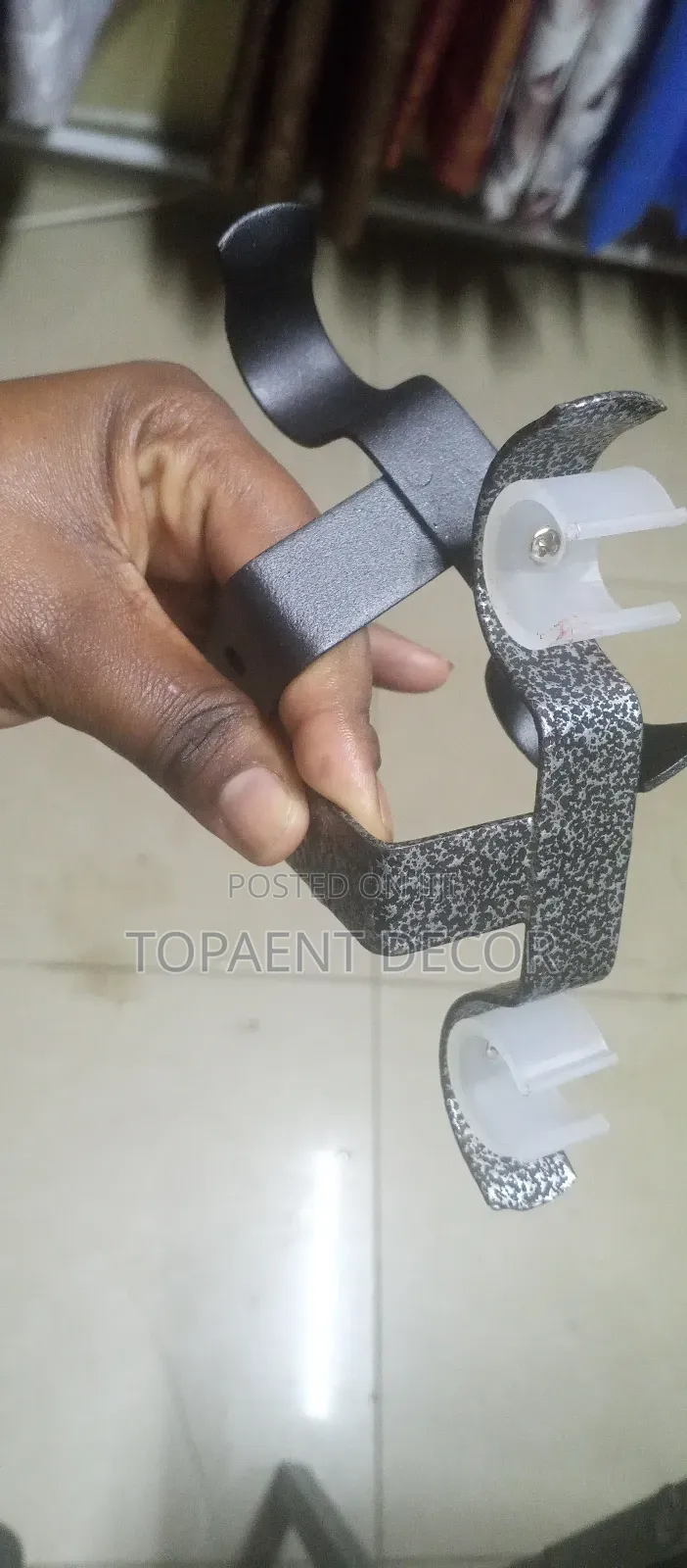 Black and Antic Grey Wall Brackets