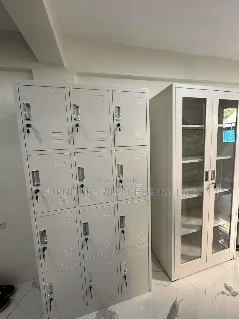 Office Cabinets; 12 Lockers Steel Staff Locker Cabinet
