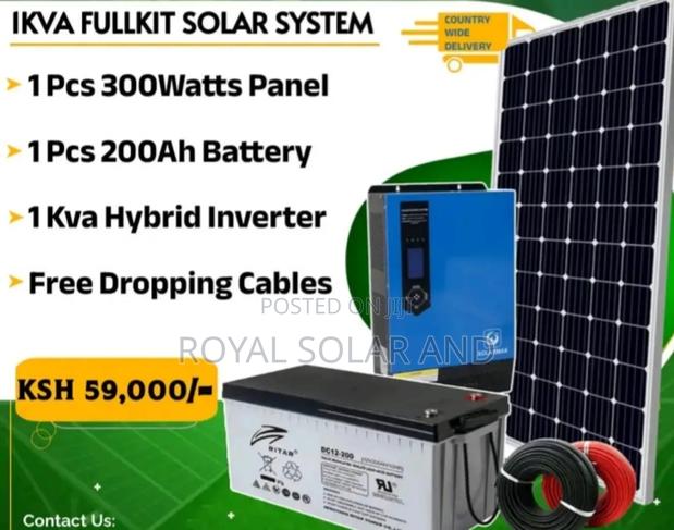 1kw Solar Fullkit System - main view