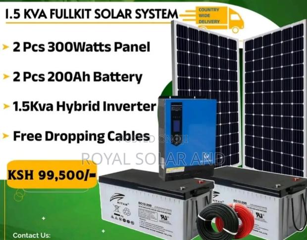 1.5kw SOLAR Power Fullkit System - main view