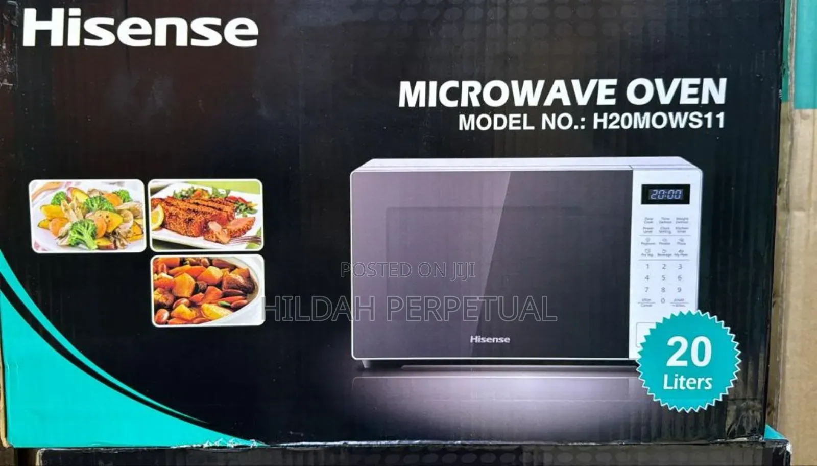 Hisense White Digital Microwave