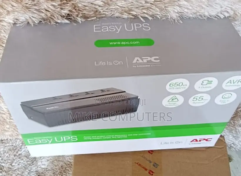 APC 650VA UPS (Bv650i-Ms-Uninterruptibl Power Supply System.