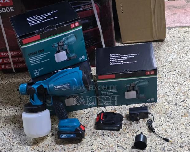 Makita 46v Cordless Paint Spraying Machine Spray Gun - main view