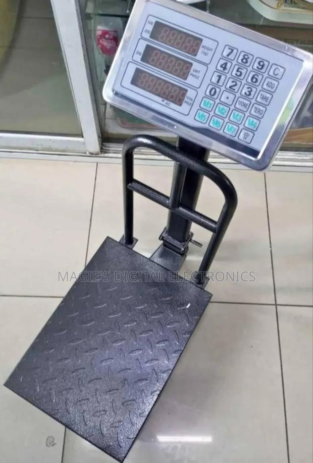 Reliable 150kg Platform Scale With Guard - main view