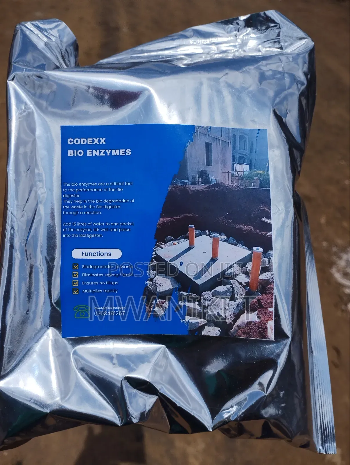 Biodigester Enzymes/Bacteria 7years for Commercial and Domestic Use