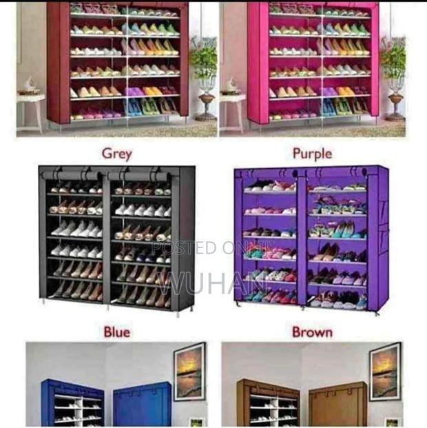 Two Column Shoe Rack