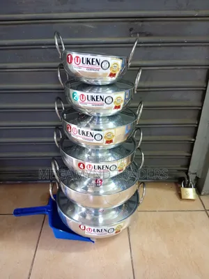 6pc Aluminium Deep Fryer Pan/Imported Frying Pan With Lids