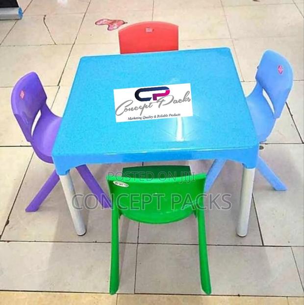 4pc Kindergarten Baby Chairs and Table Set. - thumbnail 3