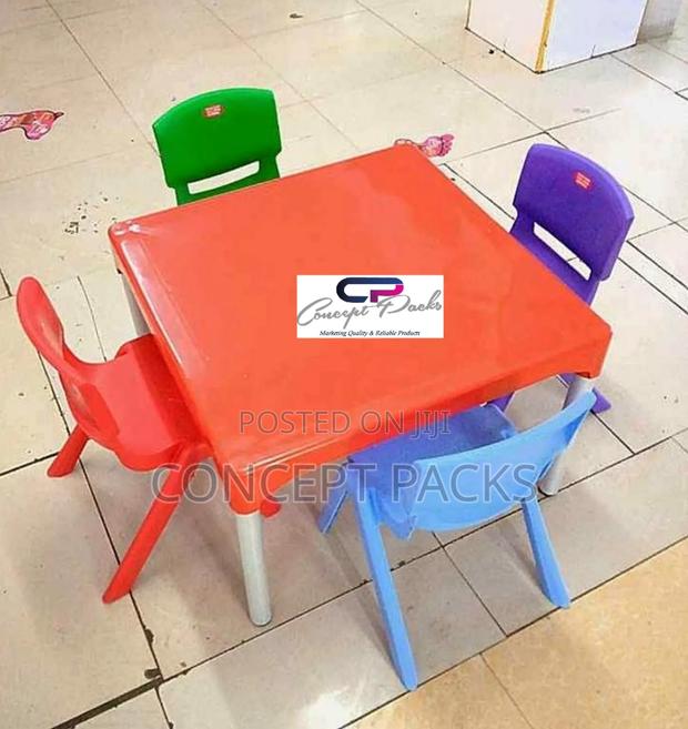 4pc Kindergarten Baby Chairs and Table Set. - thumbnail 4