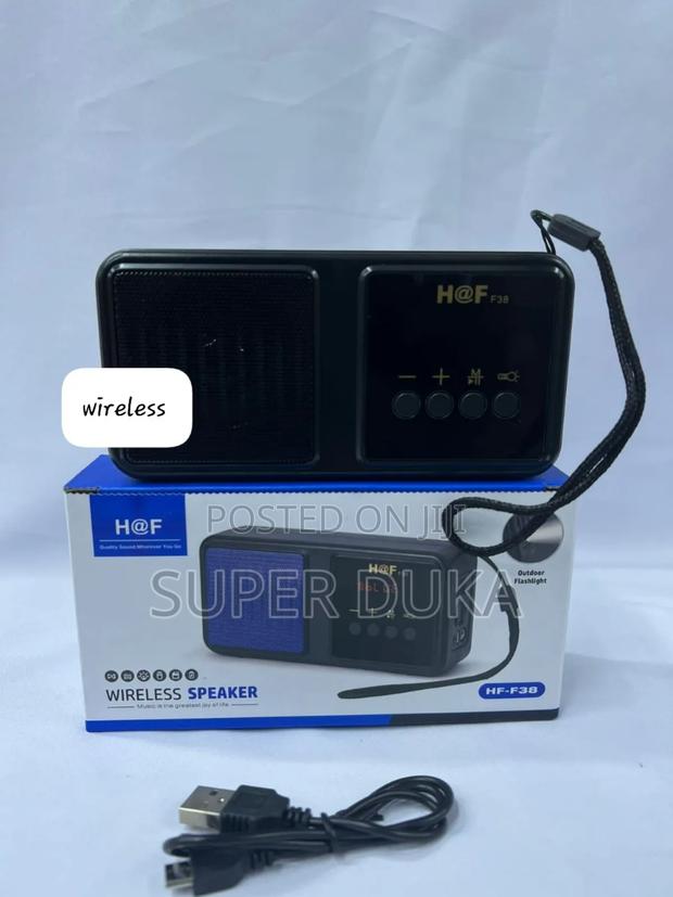 Radio.Rechargeable Wireless Speaker.Flashlight.Bluetooth F38