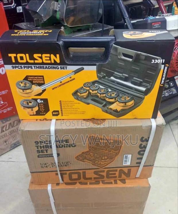 9pcs Tolsen Pipe Threading Machine/ Pipe Threader - main view