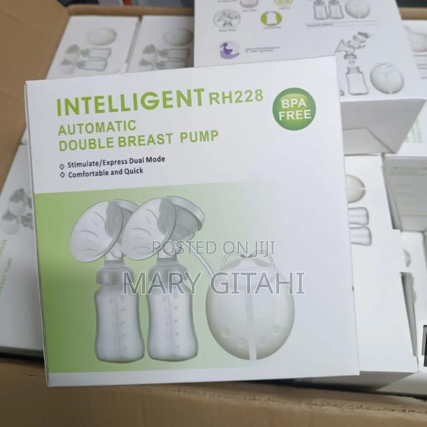 Manual Breast Pump With Extra Milk Bottle- Multicolour - main view