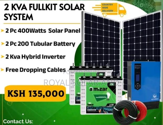 2kva Backup Solar System - main view